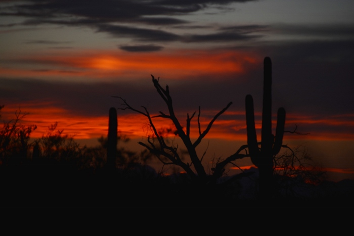 sunset from the Sunset Trail